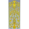 Floral Urn Door Panel - detailed STL 3D model for CNC