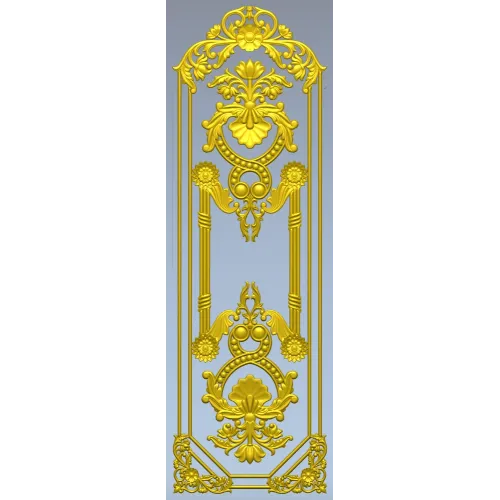 Вертикальная декоративная филёнка - stl модель для ЧПУ