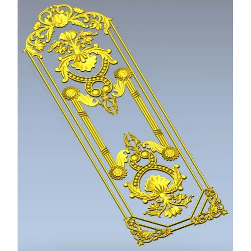 Вертикальная декоративная филёнка - stl модель для ЧПУ