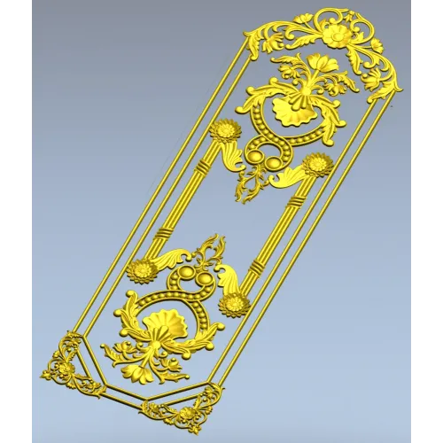 Вертикальная декоративная филёнка - stl модель для ЧПУ