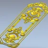Вертикальная декоративная филёнка - stl модель для ЧПУ