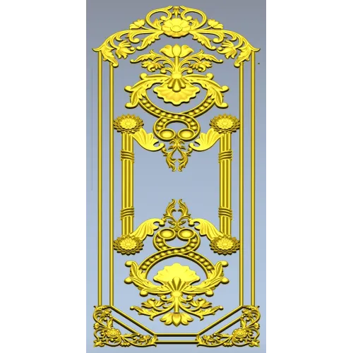Вертикальная декоративная филёнка - stl модель для ЧПУ