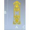 Вертикальная декоративная филёнка - stl модель для ЧПУ
