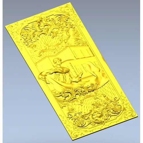 Рельефная дверная панель - 3D модель STL для ЧПУ