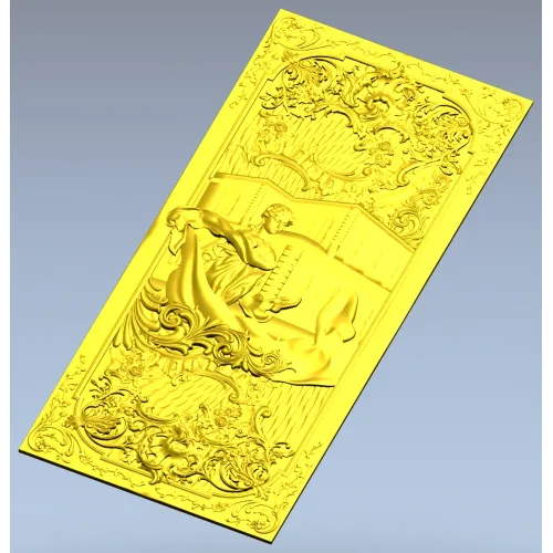 Рельефная дверная панель - 3D модель STL для ЧПУ