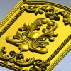 Decorative Fleur-de-Lis Panel STL Model for CNC