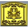 Decorative Fleur-de-Lis Panel STL Model for CNC