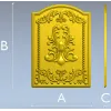 Decorative Fleur-de-Lis Panel STL Model for CNC