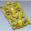 Декоративный картуш в стиле барокко - STL модель для ЧПУ