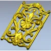 Декоративный картуш в стиле барокко - STL модель для ЧПУ