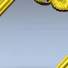 Ornate Baroque Frame 3D STL Model for CNC Milling