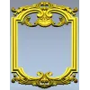 Ornate Baroque Frame 3D STL Model for CNC Milling