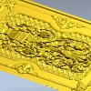 Рельефная декоративная панель в рокайльном стиле - STL для ЧПУ