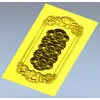 Резная вертикальная панель "Лотос" - 3D модель STL для ЧПУ