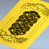 Резная вертикальная панель "Лотос" - 3D модель STL для ЧПУ