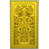 Декоративная фасадная панель "Венец листьев" - STL модель для ЧПУ
