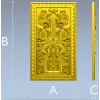 Декоративная фасадная панель "Венец листьев" - STL модель для ЧПУ