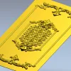 Elegant Classical Facade Panel 3D STL Model for CNC Milling