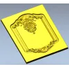 Картуш в стиле рококо - фасадная 3D модель STL для ЧПУ