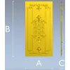 Decorative Facade STL Model for CNC Carving - Luxurious Baroque Panel