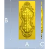 Ornate Basket Weave Decorative Panel STL Model for CNC