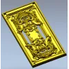 STL модель декоративного мебельного фасада в стиле барокко - готовый 3D файл для ЧПУ