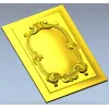 Рокайльный картуш - декоративная фасадная 3D модель (STL) для ЧПУ