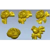 Бутон розы - набор декоративных аппликаций STL для ЧПУ