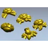 Бутон розы - набор декоративных аппликаций STL для ЧПУ
