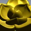 Бутон розы - рельефная 3D модель в формате STL для ЧПУ