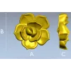 Бутон розы - рельефная 3D модель в формате STL для ЧПУ