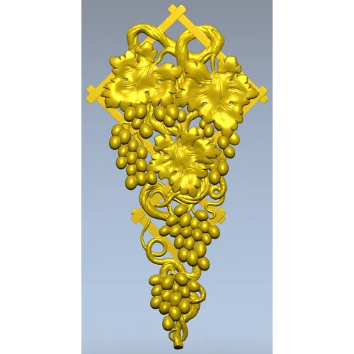 Виноградная лоза - 3D модель STL для ЧПУ резьбы