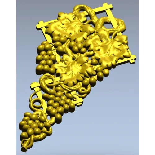Виноградная лоза - 3D модель STL для ЧПУ резьбы