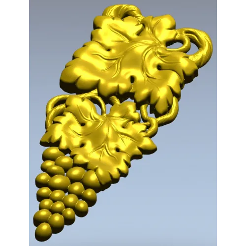 Гроздь винограда - 3D модель STL для ЧПУ