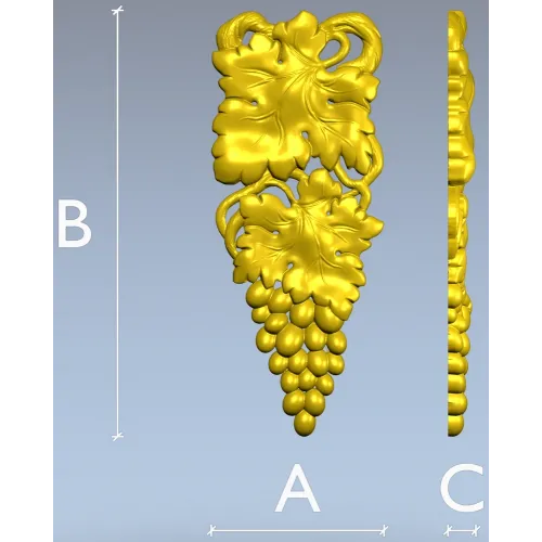 Гроздь винограда - 3D модель STL для ЧПУ