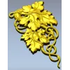 Grapevine Carving 3D Model for CNC Milling in STL Format