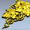 Grapevine Carving 3D Model for CNC Milling in STL Format