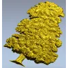 Ornamental Tree 3D Model for CNC Milling in STL Format