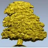 Ornamental Tree 3D Model for CNC Milling in STL Format