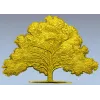 Дубовый барельеф - 3D модель в формате STL для ЧПУ