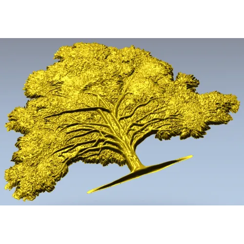 Дубовый барельеф - 3D модель в формате STL для ЧПУ