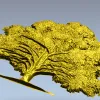 Дубовый барельеф - 3D модель в формате STL для ЧПУ