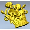 Корзинка с каллами - 3D модель STL для ЧПУ