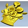 Корзинка с каллами - 3D модель STL для ЧПУ
