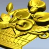 Корзинка с каллами - 3D модель STL для ЧПУ