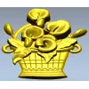 Корзинка с каллами - 3D модель STL для ЧПУ