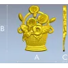 Корзинка с каллами - 3D модель STL для ЧПУ