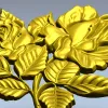 Рельефная роза - 3D модель STL для ЧПУ