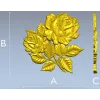 Рельефная роза - 3D модель STL для ЧПУ