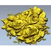 Букет из трёх роз - 3D модель для ЧПУ в формате STL